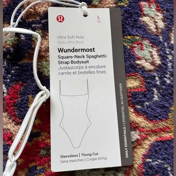 Lululemon Athletica Classic Wundermost White Bodysuit - Picture 6 of 12